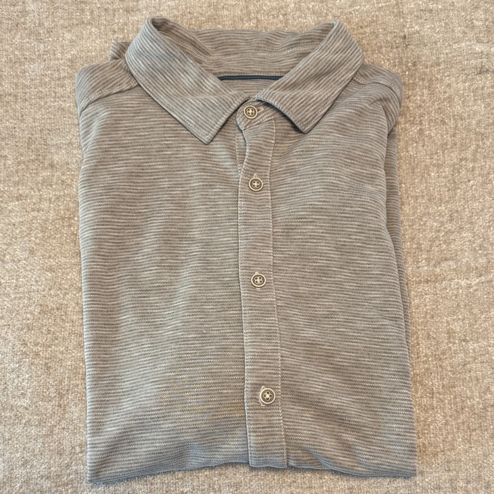 Tommy Bahama Gray Polo Shirt
